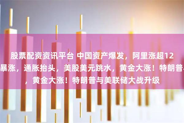 股票配资资讯平台 中国资产爆发，阿里涨超12%！美国贸易逆差暴涨，通胀抬头，美股美元跳水，黄金大涨！特朗普与美联储大战升级
